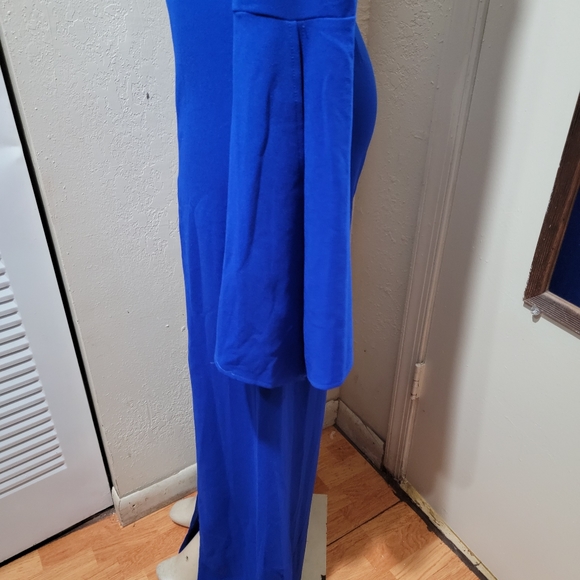 Blue onesleeve Jumpsuit - Picture 4 of 10